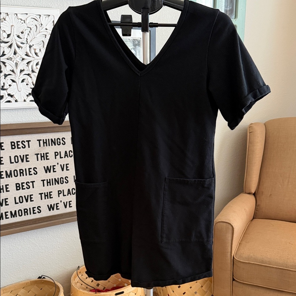 Smash + Tess Black V-Neck Romper